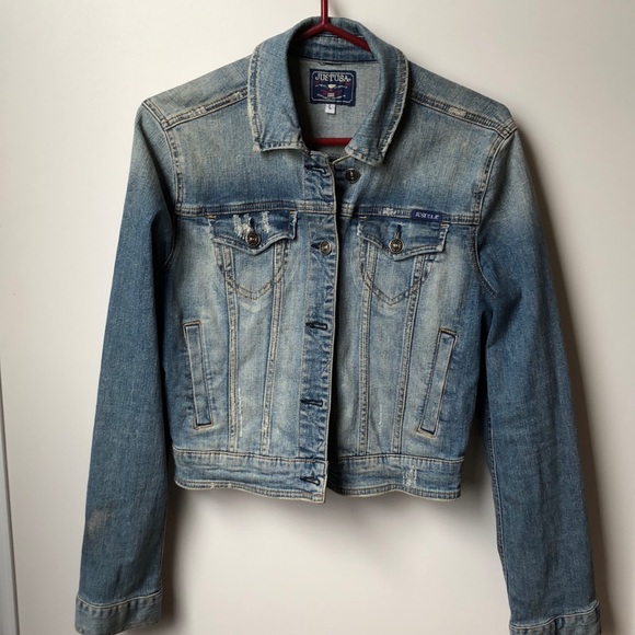 Distressed Jean Jacket - Picture 2 of 3
